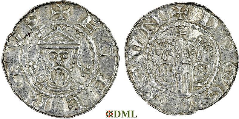 Денарий, Германия, Нижняя Лотарингия, Egbert II (1068-1090), м.д. Dokkum, Ilisch 2000, 22.5