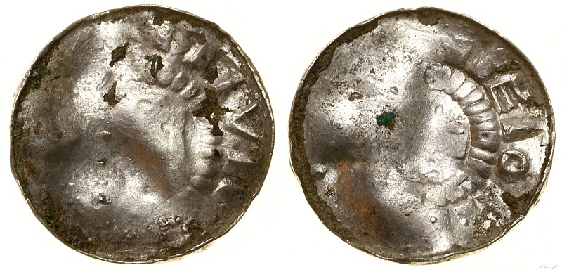 Денарий, Германия, Саксония, Anonymous bishop, Тип II
