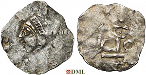 Денарий, Германия, Нижняя Лотарингия, Otto III (983-996), м.д. регион Meuse, Ilisch 2014, 35.3