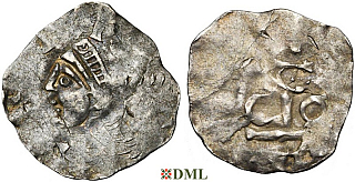 Денарий, Германия, Нижняя Лотарингия, Otto III (983-996), м.д. регион Meuse, Ilisch 2014, 35.3