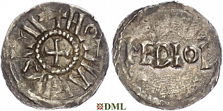 Денье, Каролинги, Lothaire I (817-855), м.д. Pavie, Depeyrot 662J