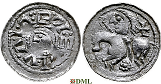 Денарий, Польша, Bolesław II (1058-1080)