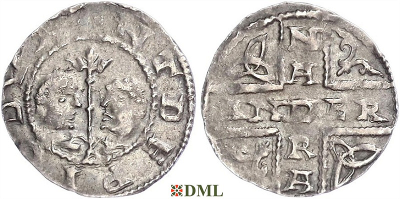 Денарий, Германия, Верхняя Лотарингия, Thierry I (984-1026), м.д. Andernach, Dbg. 439