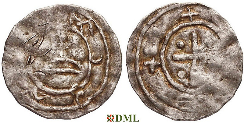 Денарий, Польша, Mieszko II (1013-1025)