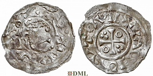 Денарий, Германия, Бавария, Heinrich II (1002-1024), м.д. Salzburg, Hahn 1976, 94A