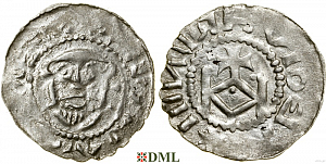Денарий, Германия, Нижняя Лотарингия, Anonymous bishop, Umkreis von Emden, Dbg. 1311