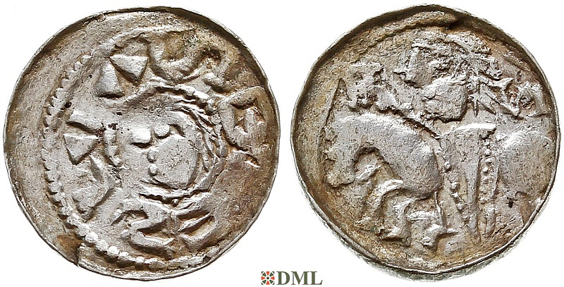 Денарий, Польша, Bolesław II (1058-1080)
