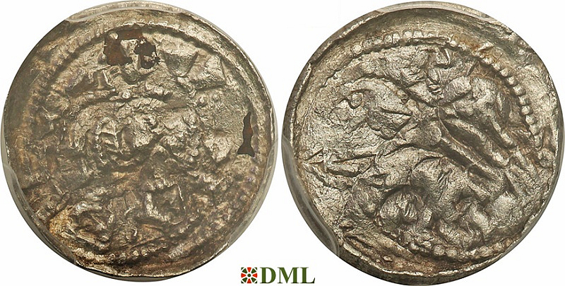 Денарий, Польша, Bolesław II (1058-1080)