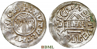 Денарий, Чехия, Богемия, Boleslav Chrabrý (1003-1004), м.д. Prague, Šmerda 1996, 94