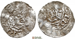 Денарий, Германия, Швабия, B. Widerold (991-999), м.д. Strassburg, Dbg. 939