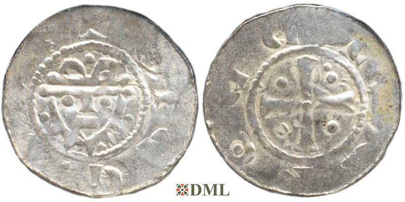 Денарий, Германия, Нижняя Лотарингия, Hermann (1059-1074), м.д. Jever, Dbg