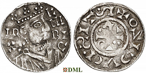 Денарий, Германия, Бавария, Heinrich II (1002-1024), м.д. Regensburg, монетарий IZO, Hahn 1976, 29c4