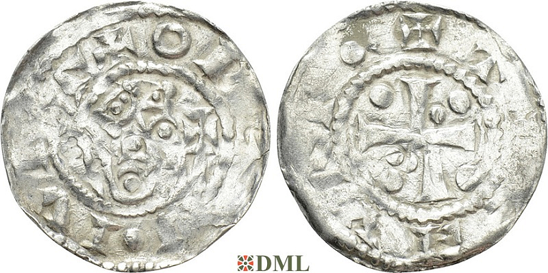 Денарий, Германия, Нижняя Лотарингия, Anonymous bishop, м.д. Zaltbommel, Ilisch 2000, 4.14