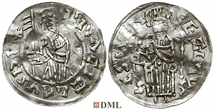Денарий, Чехия, Богемия, Břetislav I (1034-1055), Šmerda 1996, 150