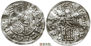 Денарий, Чехия, Богемия, Břetislav I (1034-1055), Šmerda 1996, 150