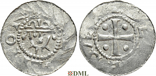 Денарий, Германия, Нижняя Лотарингия, Hermann (1059-1074), м.д. Jever, Dbg. 597