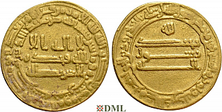 Динар, Аббасиды, халиф al-Mamun (813-833), м.д. Misr