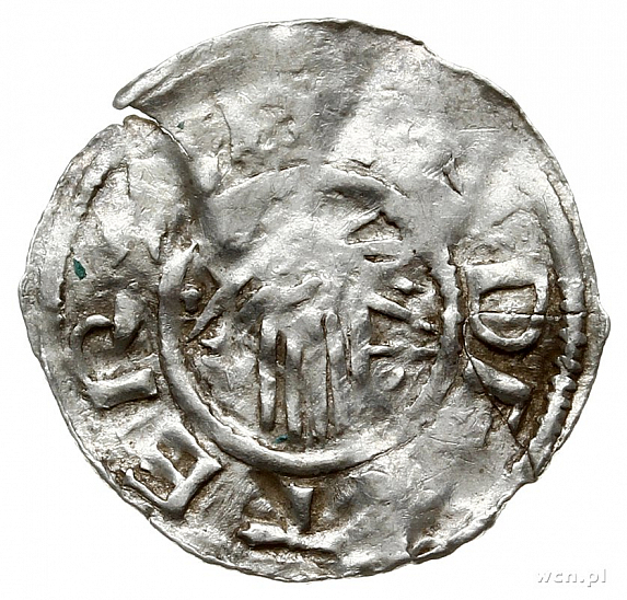 Денарий, Германия, Швабия, Ulrich I (1002-1026), м.д. Chur, Dbg. 1680