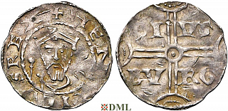 Денарий, Германия, Нижняя Лотарингия, Heinrich III (1039-1046), м.д. Duisburg, Dbg. 316