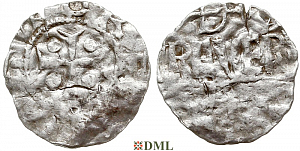 Денарий, Германия, Верхняя Лотарингия, Otto III (983-1002), м.д. Trier, Dbg. 461