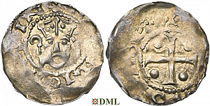Денарий, Германия, Нижняя Лотарингия, Anonymous bishop, м.д. Zaltbommel, Ilisch 2000, 4.7