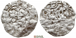 Денарий, Германия, Верхняя Лотарингия, Otto III (983-1002), м.д. Trier, Dbg. 461