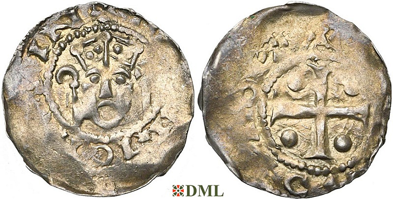 Денарий, Германия, Нижняя Лотарингия, Anonymous bishop, м.д. Zaltbommel, Ilisch 2000, 4.7