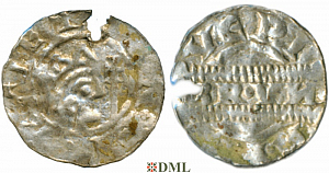 Денарий, Германия, Нижняя Лотарингия, Bruno III (1050-1057), м.д. Leeuwarden, Ilisch 2000, 21.14