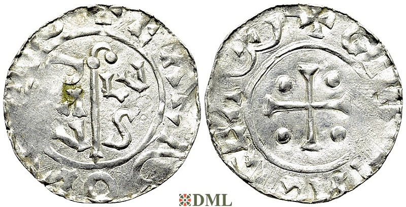 Денарий, Германия, Нижняя Лотарингия, B. Bernold (1040-1054), м.д. Groningen, Ilisch 2000 18.3