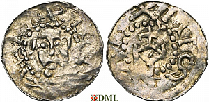 Денарий, Германия, Нижняя Лотарингия, Anonymous bishop, Umkreis von Emden, Dbg. 1311