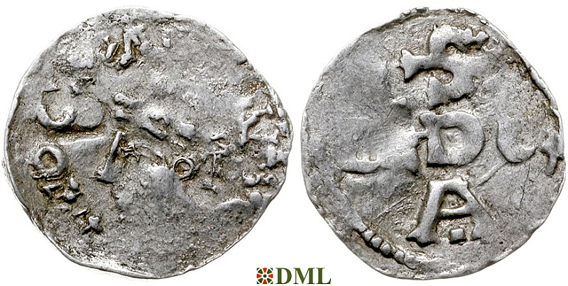 Денарий, Германия, Нижняя Лотарингия, Otto II (973-983) или Otto III (983-1002), м.д. Luttich, Ilisch 2014, 34.1-34.5