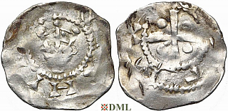 Денарий, Германия, Нижняя Лотарингия, Heinrich IV (1056-1106), м.д. Tiel, Ilisch 2000, 3.28