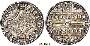 Денарий, Дания, Sven Estridsen (1047-1075), м.д. Roskilde, Hbg. 36
