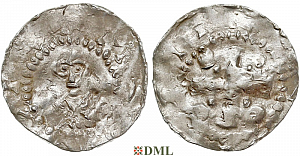 Денарий, Германия, Франкония, EB. Willigis (975-1011), м.д. Mainz, Dbg. 801