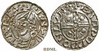 Денарий, Англия, Cnut (1016-1035), м.д. London, монетарий Eadwold, North 787