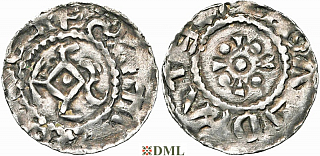 Денарий, Германия, Нижняя Лотарингия, Anonymous bishop, м.д. Luttich