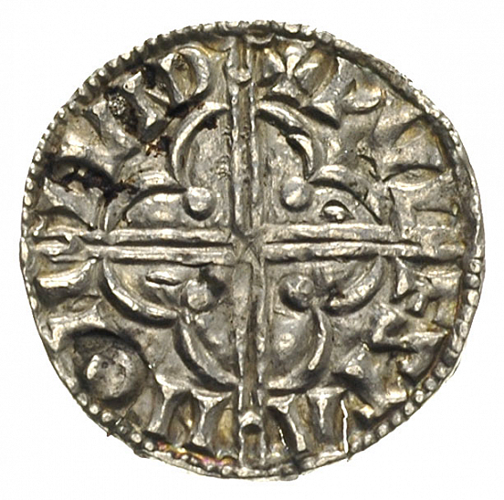 Денарий, Англия, Cnut  (1016-1035), м.д. London, монетарий Pulfstan, North 781
