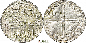 Денарий, Дания, Sven Estridsen (1047-1075), м.д. Lund, Hbg. 6