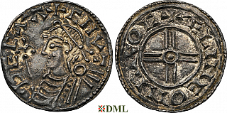 Денарий, Англия, Cnut  (1016-1035), м.д. Cricklade, монетарий Æline, North 790