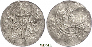 Денарий, Германия, Саксония, Dietrich II (1056-1085), м.д. Gittelde, Dbg. -