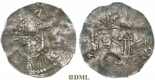 Денарий, Германия, Франкония, Heinrich II (1002-1024), м.д. Mainz, Dbg. 788