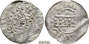 Денарий, Германия, Нижняя Лотарингия, Gf. Bruno III (1050-1057), Frisian imitations