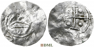 Денарий, Польша, Mieszko II (1013-1025)
