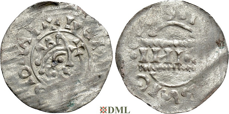 Денарий, Германия, Нижняя Лотарингия, Gf. Bruno III (1050-1057), Frisian imitations