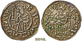 Денарий, Чехия, Богемия, Břetislav I (1034-1055), Šmerda 1996, 150