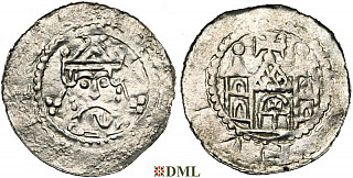 Денарий, Германия, Нижняя Лотарингия, Egbert II (1068-1090), м.д. Friesland (unknown mints), Ilisch 2000, -