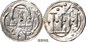 Денарий, Дания, Harald I (936-987), м.д. Hedeby, Hbg. 1