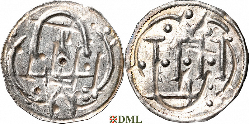 Денарий, Дания, Harald I (936-987), м.д. Hedeby, Hbg. 1