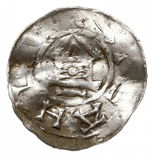 Денарий, Германия, Саксония, Нижняя Саксония, Otto III (983-1002), type OAP