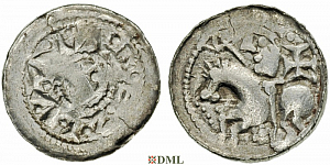 Денарий, Польша, Bolesław II (1058-1080)
